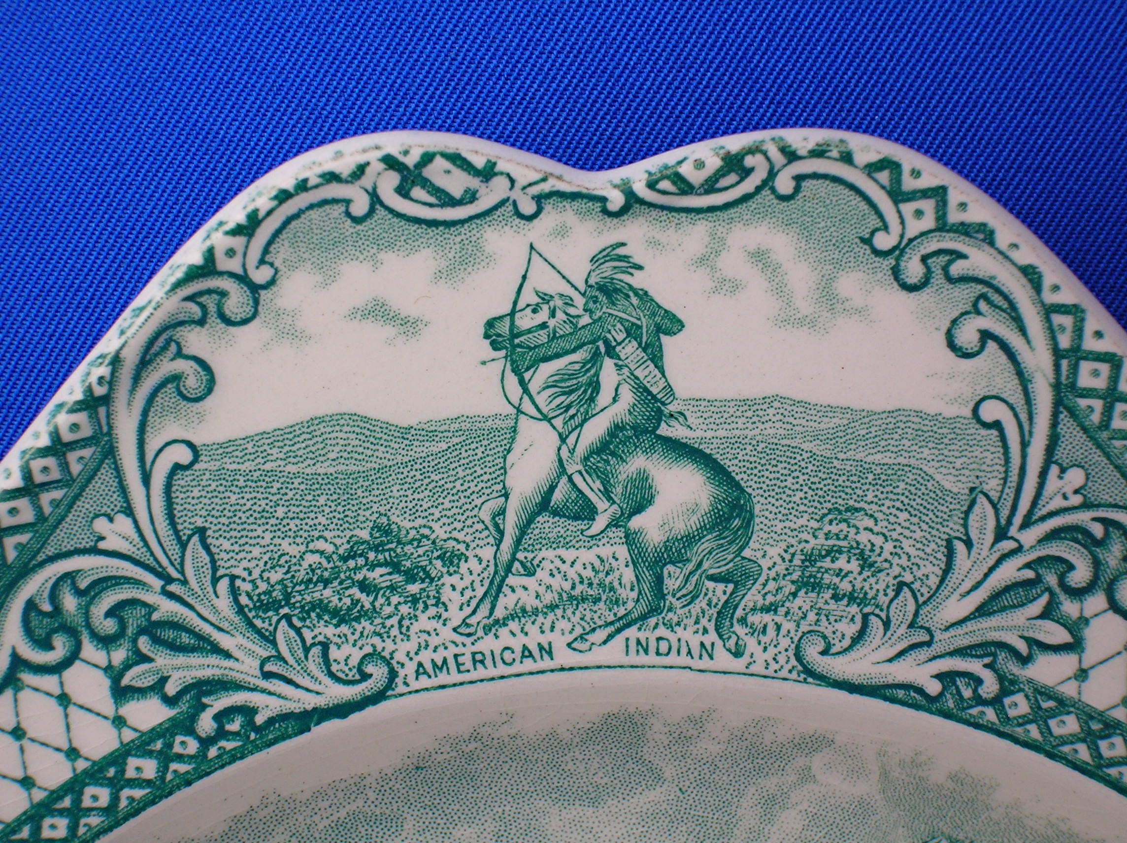 Crown Ducal Collector's Plate Colonial Times Pilgrims .