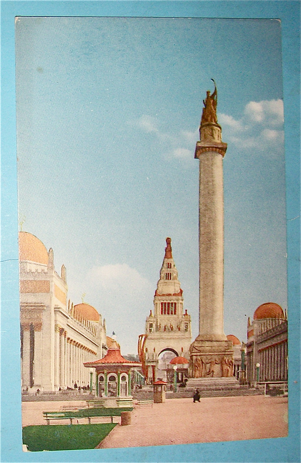 Column Of Progress At The Panama Postcard