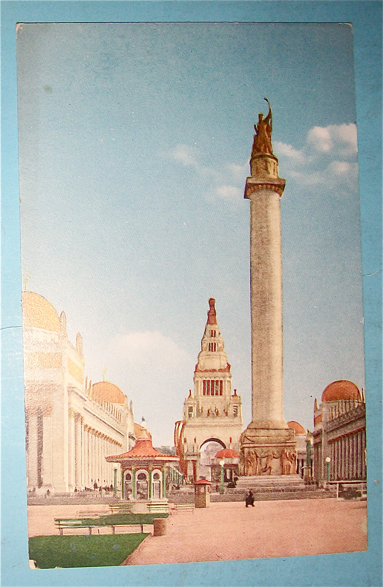 Column Of Progress At The Panama Postcard