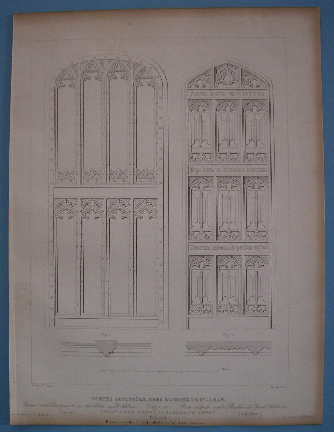 Portes Sculptees, Dans L'Abbaye De St Alban