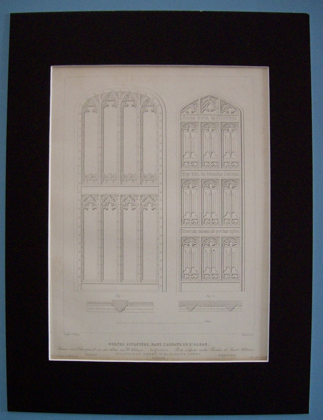 Portes Sculptees, Dans L'Abbaye De St Alban
