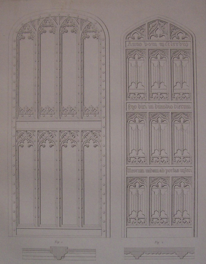 Portes Sculptees, Dans L'Abbaye De St Alban