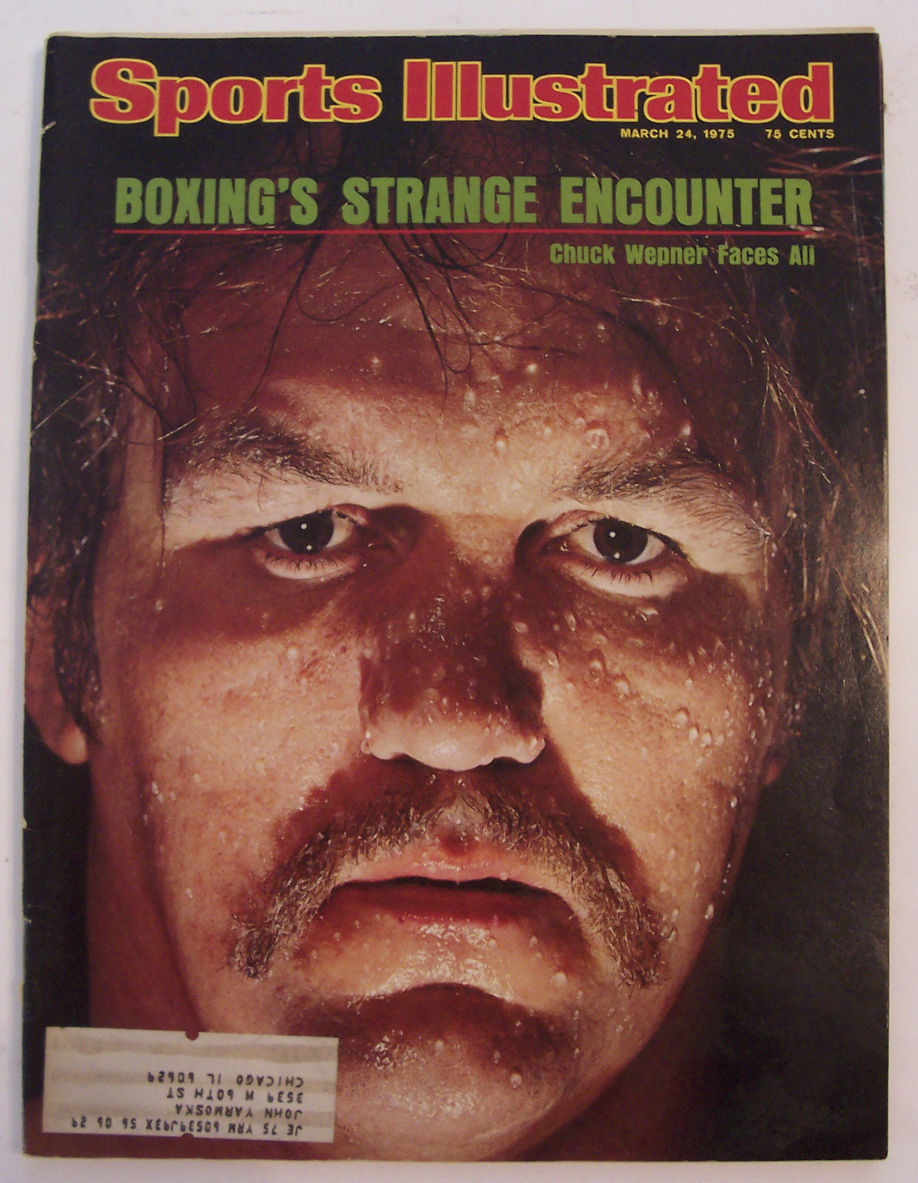 Sports Illustrated Magazine-March 24,1975-Wepner vs Ali