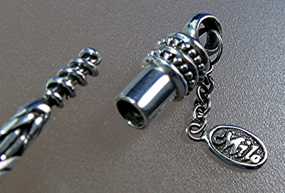 Necklace Sterling Silver Hook Clasp MILO  Bali