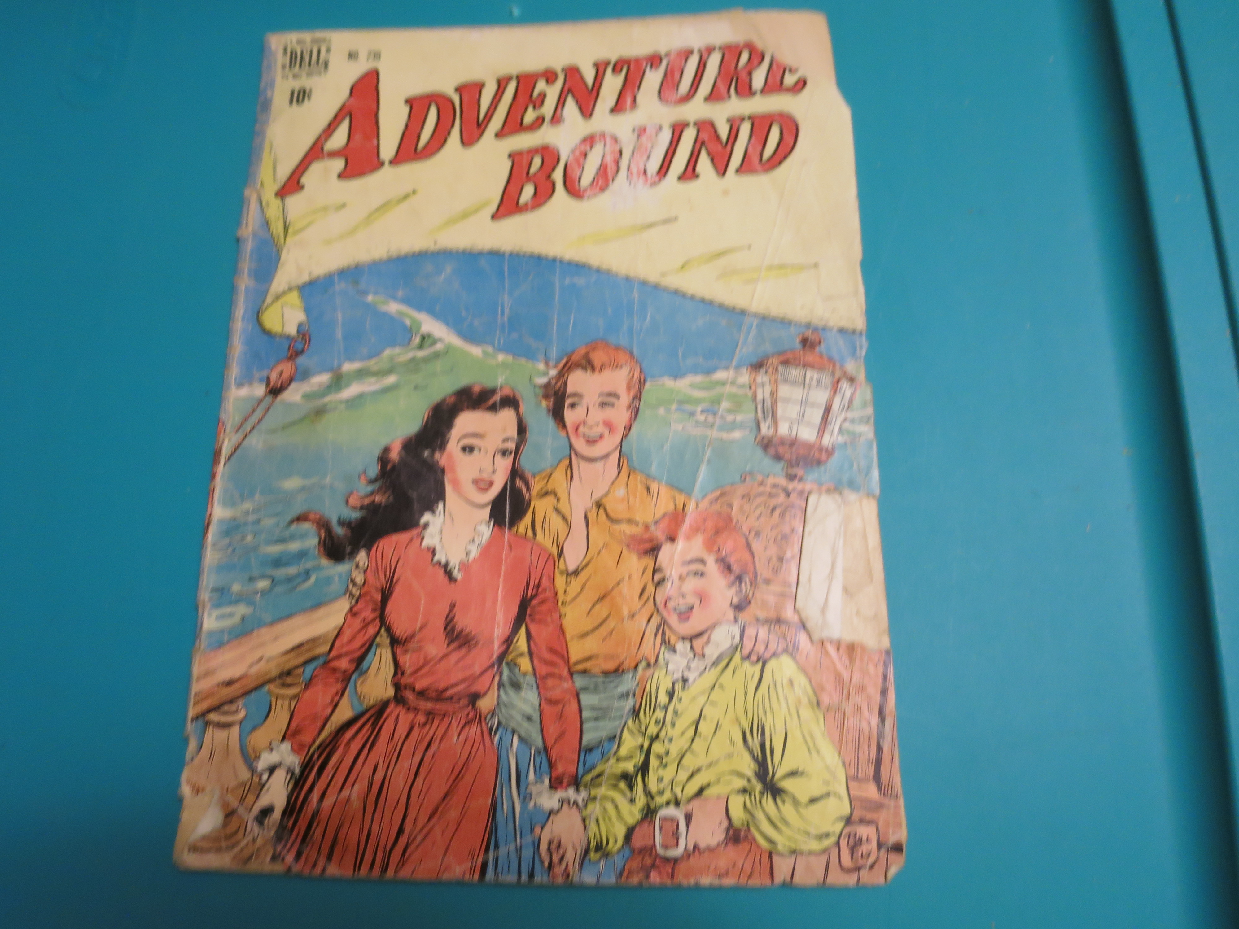Comic Adventure Bound Dell Western Pub 1949