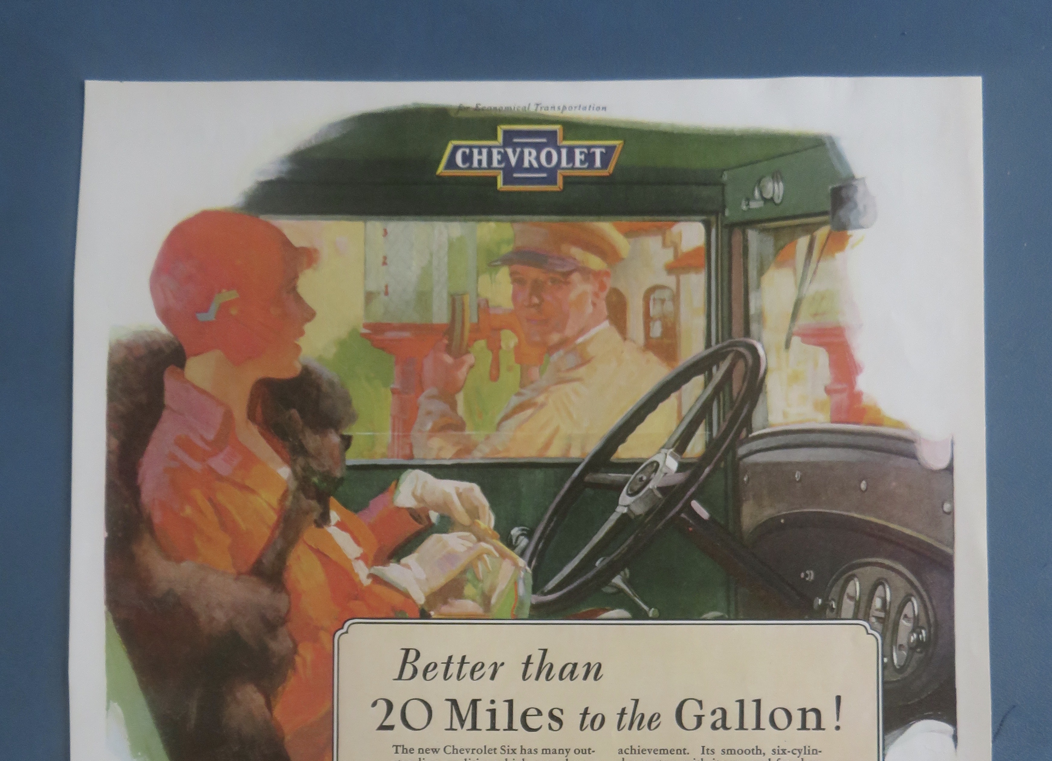 1929 Chevrolet Automobile with the Chevrolet Six