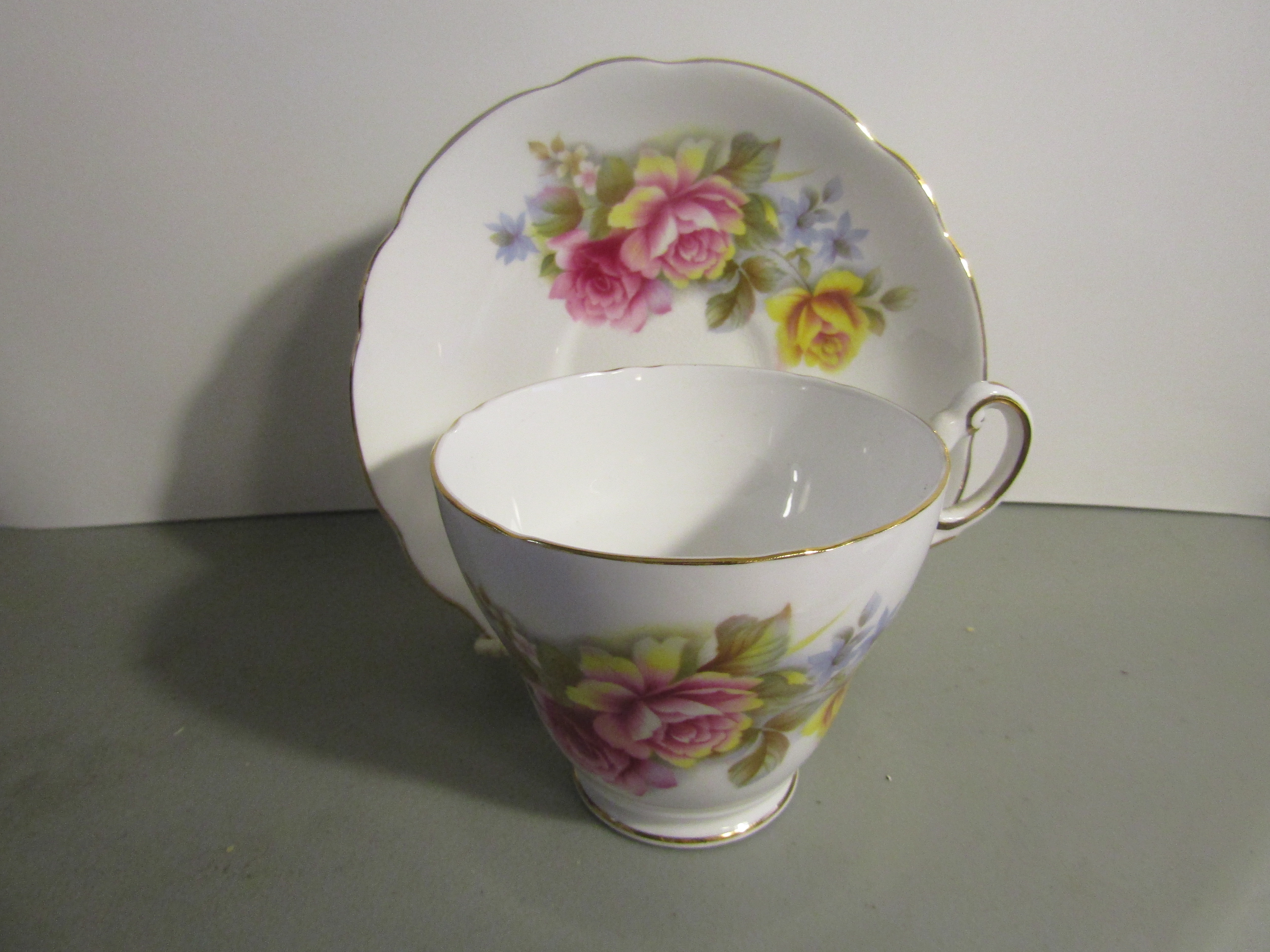 Vintage Regency Bone China Teacup & Saucer