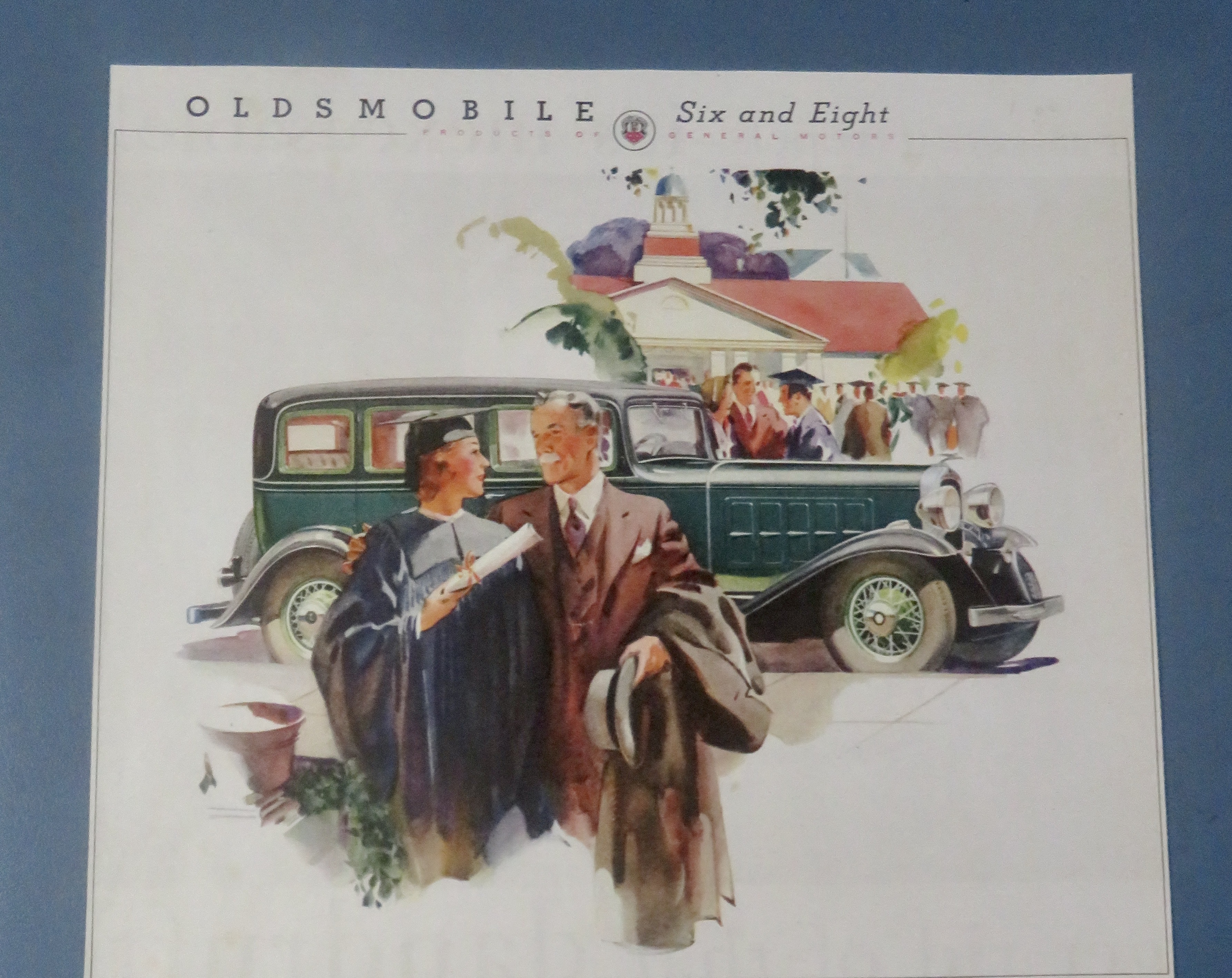 1930's Oldsmobile with the Oldsmobile Six & Eight