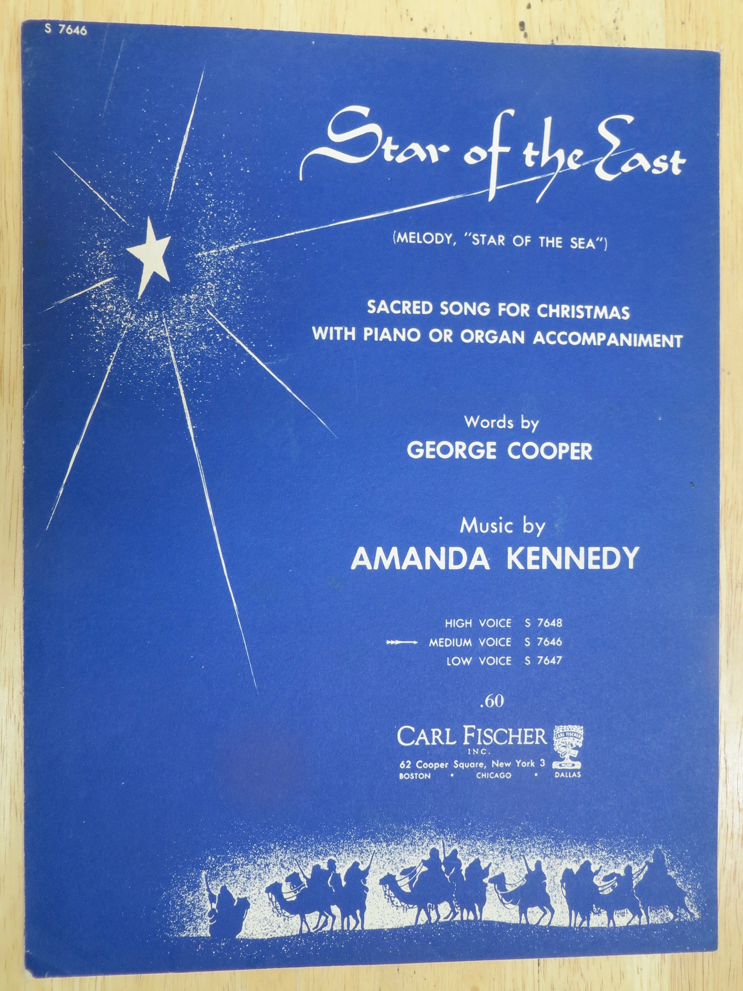 1940's Star Of The East Sheet Music