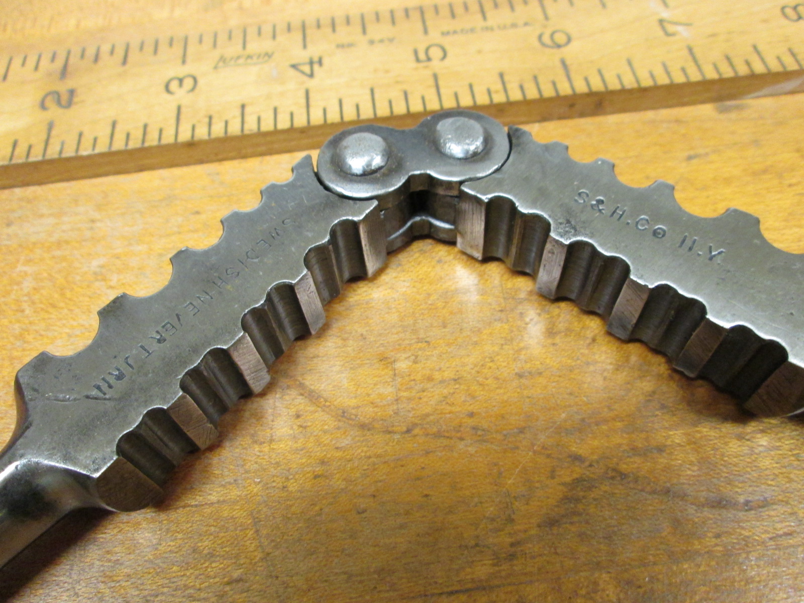 S. & H. CO Lineman's Splicing Pliers Double Action
