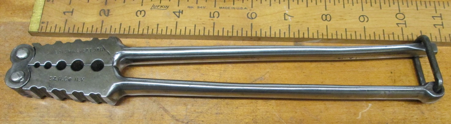 S. & H. CO Lineman's Splicing Pliers Double Action