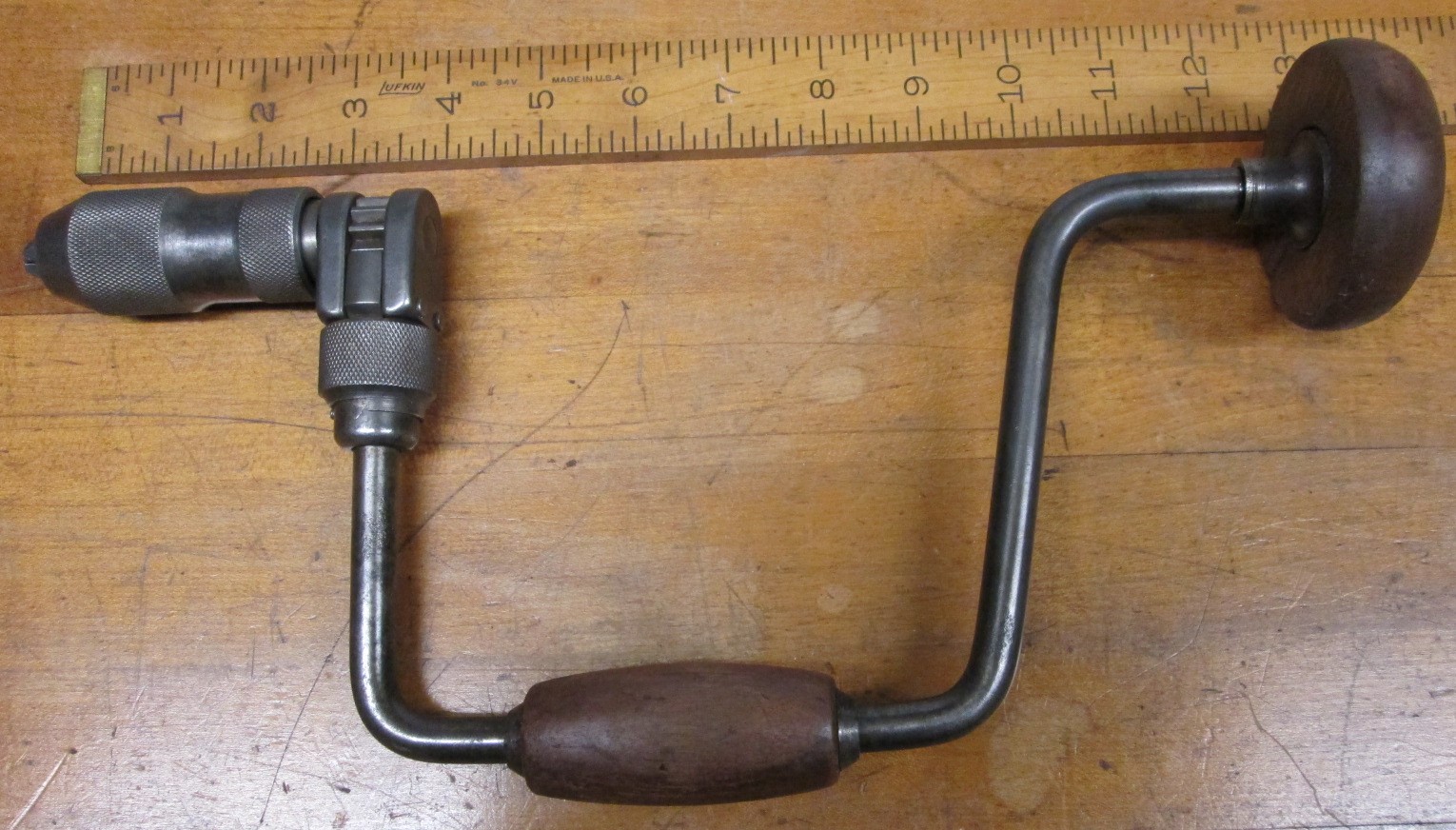 Ratchet Brace 10 inch Alligator Chuck Jaws
