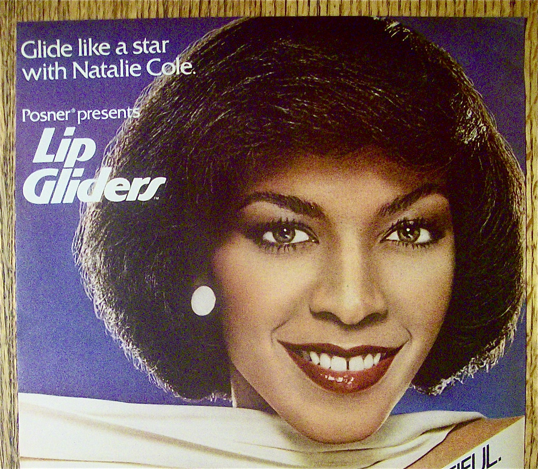 1980 Posner Lip Gliders with Singer Natalie Cole