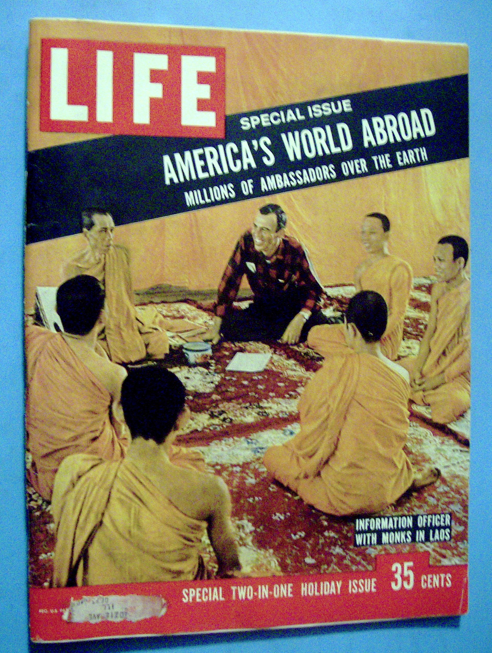 Life Magazine - December 23, 1957 - Monks In Laos