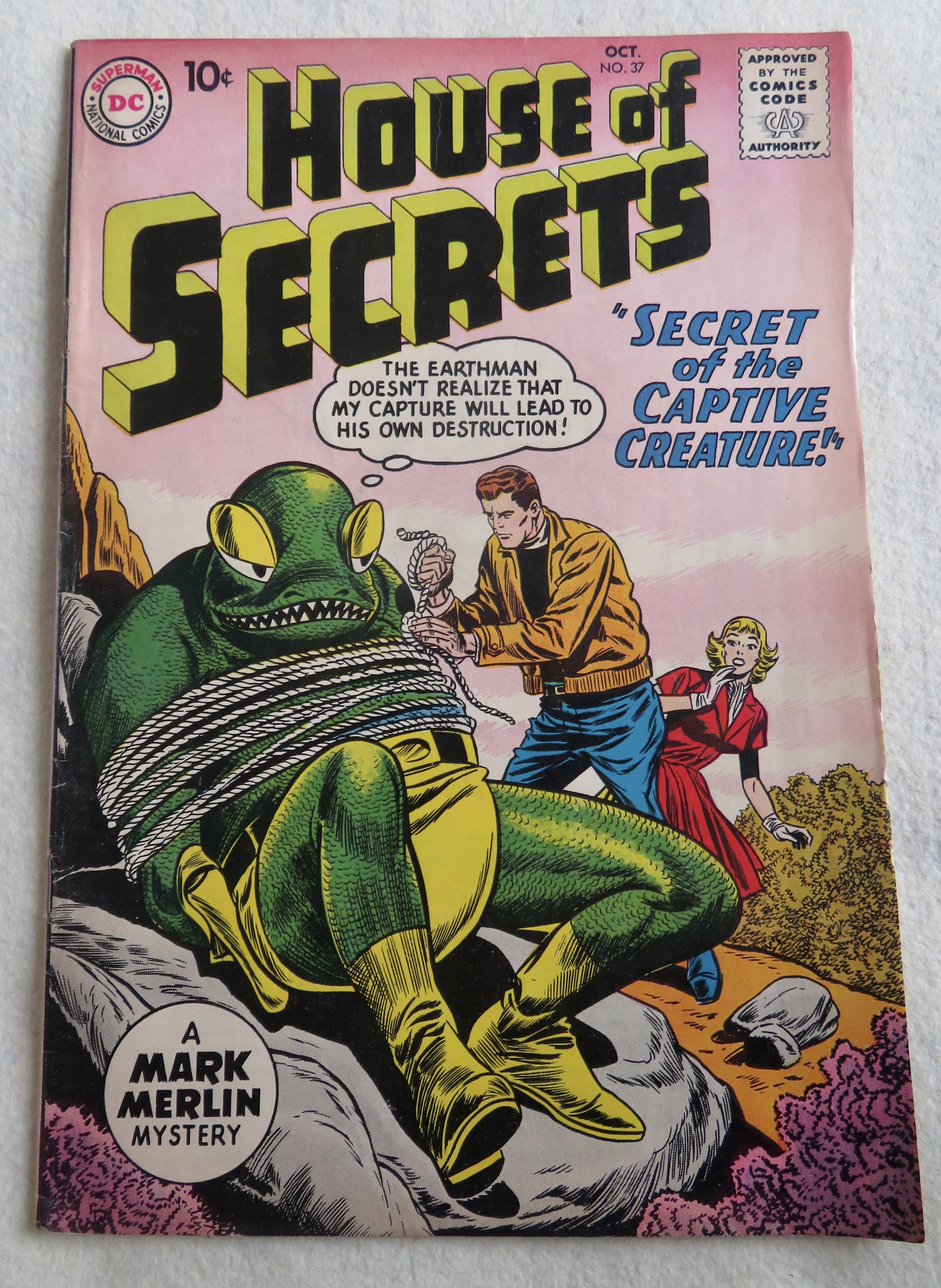 House Of Secrets Comic October 1960 Captive Creature