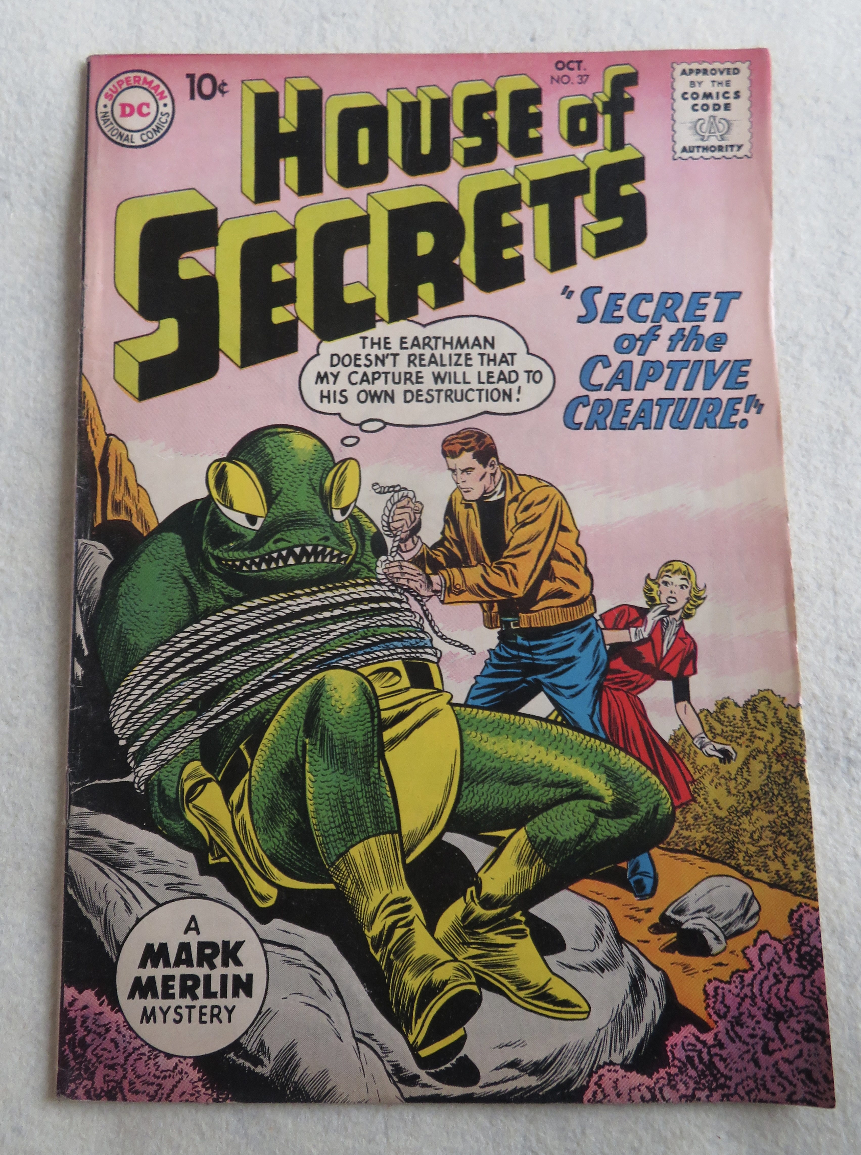 House Of Secrets Comic October 1960 Captive Creature