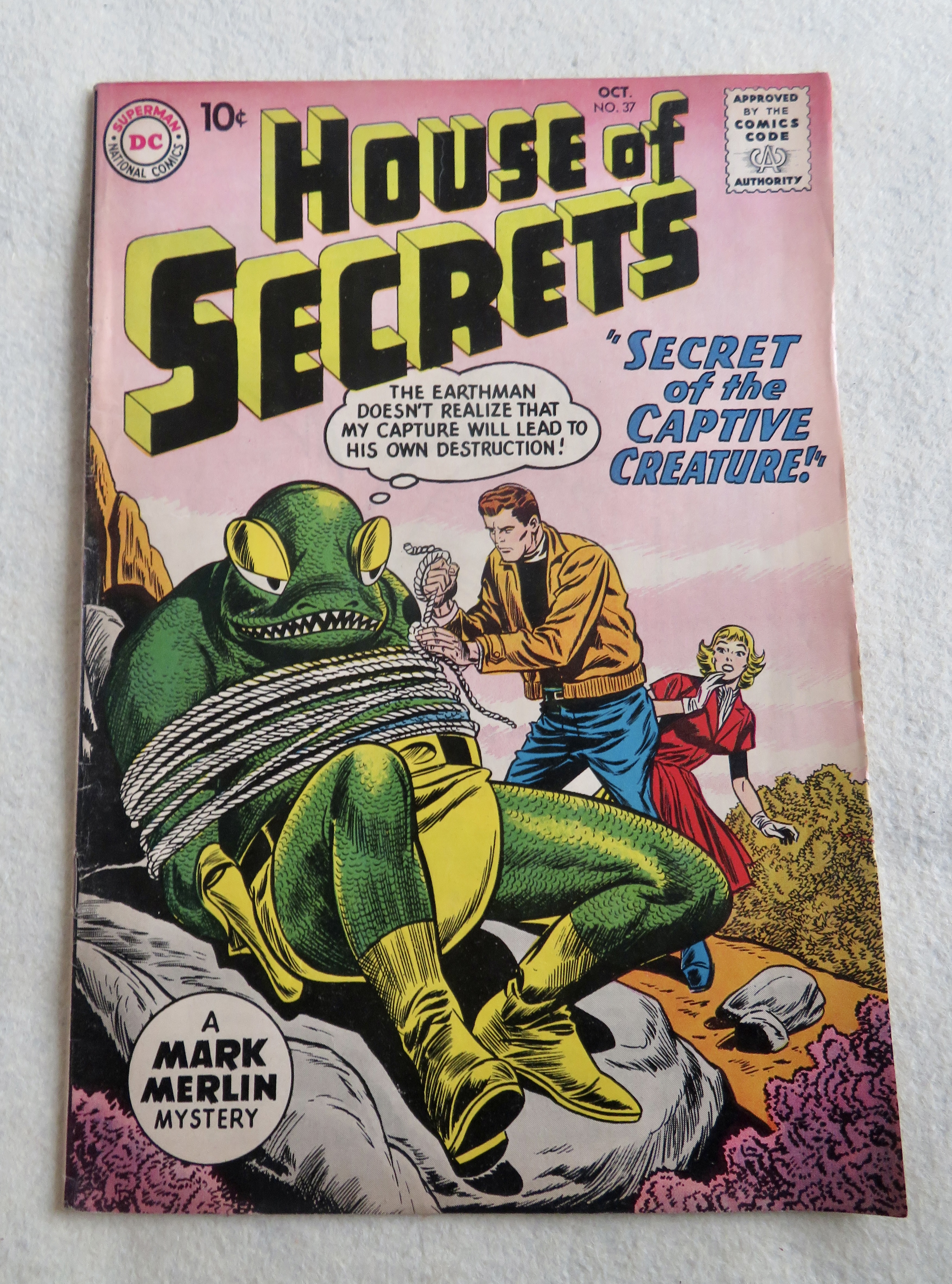 House Of Secrets Comic October 1960 Captive Creature
