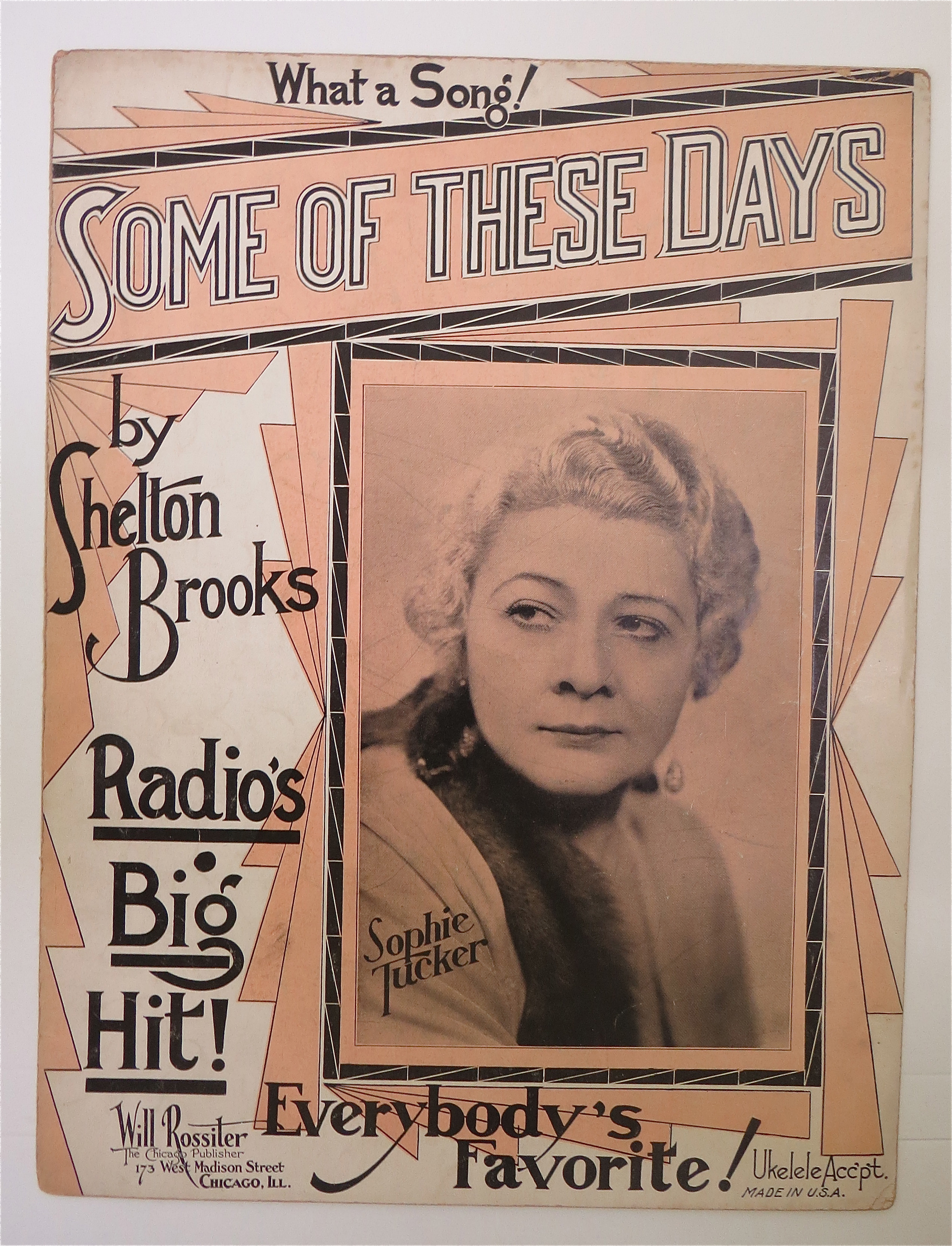 1922 Some Of These Days by Shelton Brooks