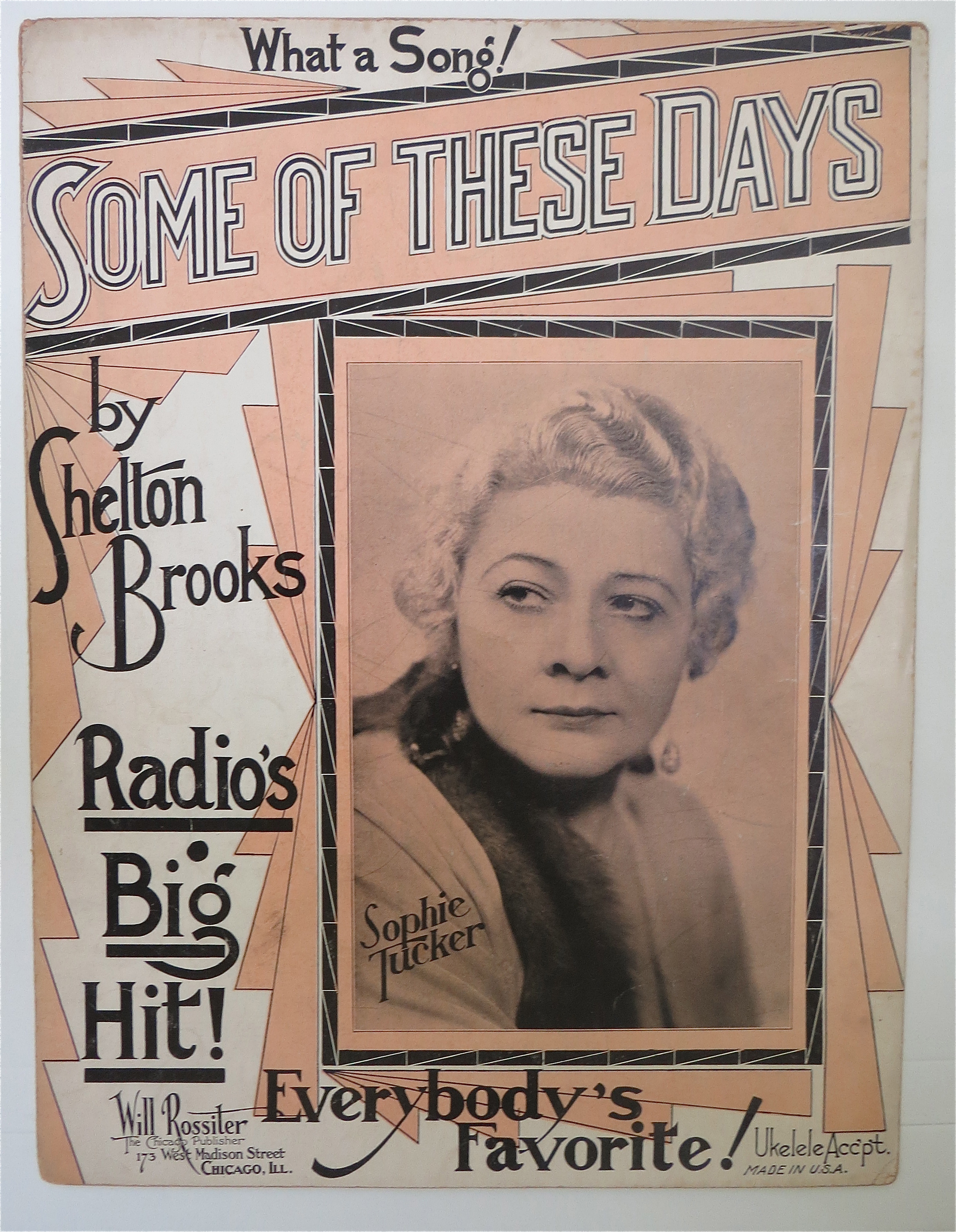 1922 Some Of These Days by Shelton Brooks