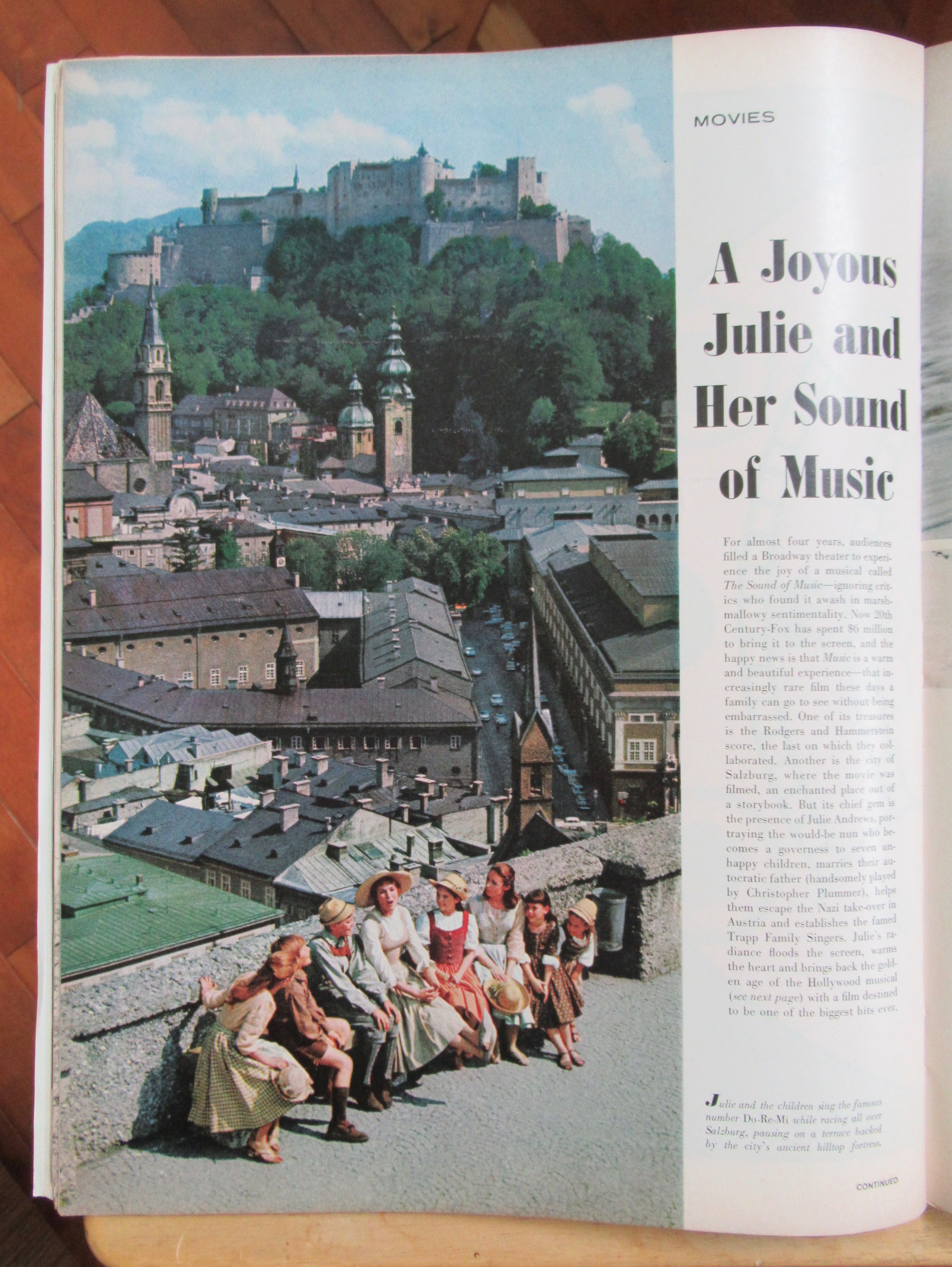 Life Magazine-March 12, 1965-Julie Andrews