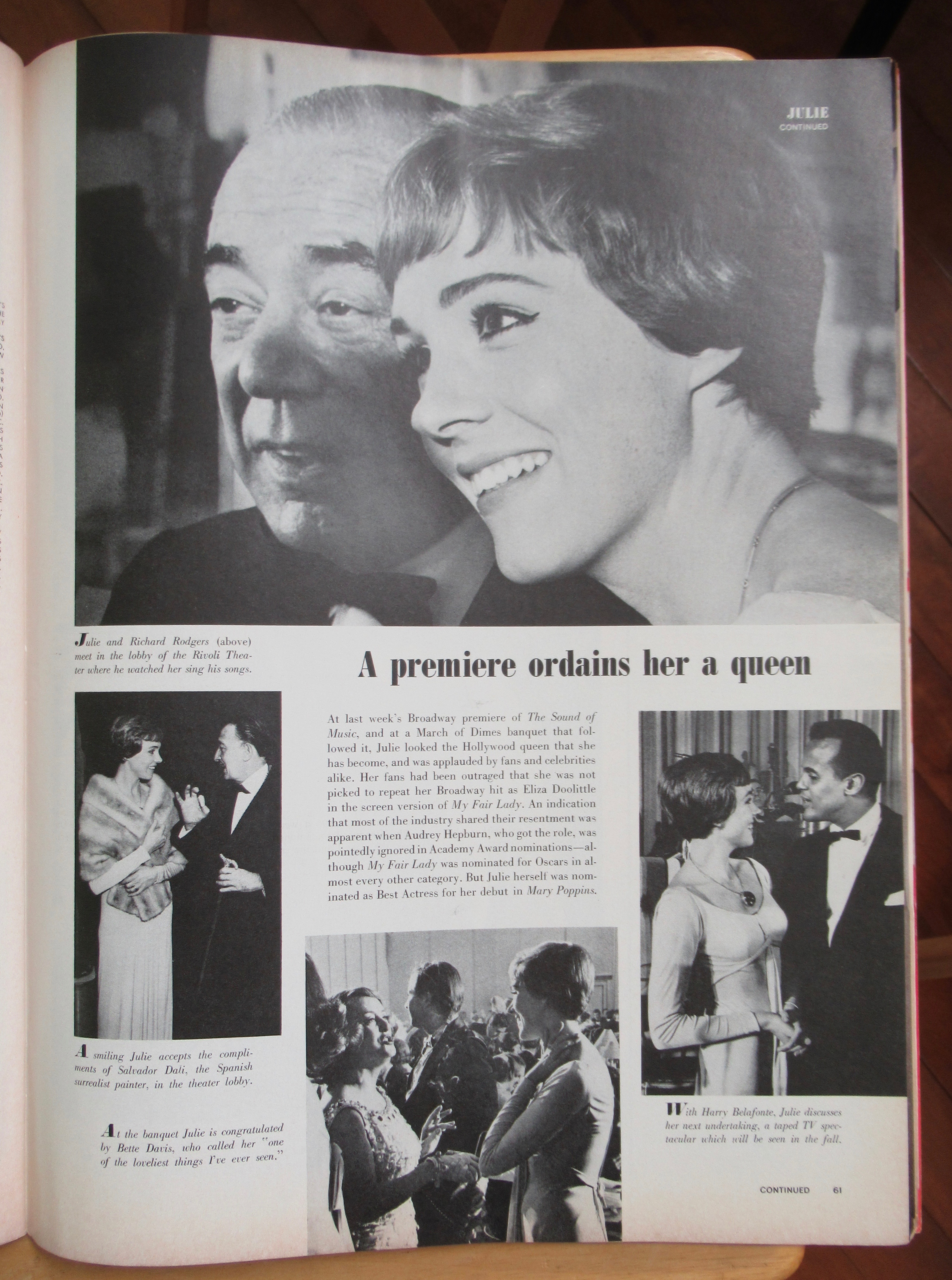 Life Magazine-March 12, 1965-Julie Andrews
