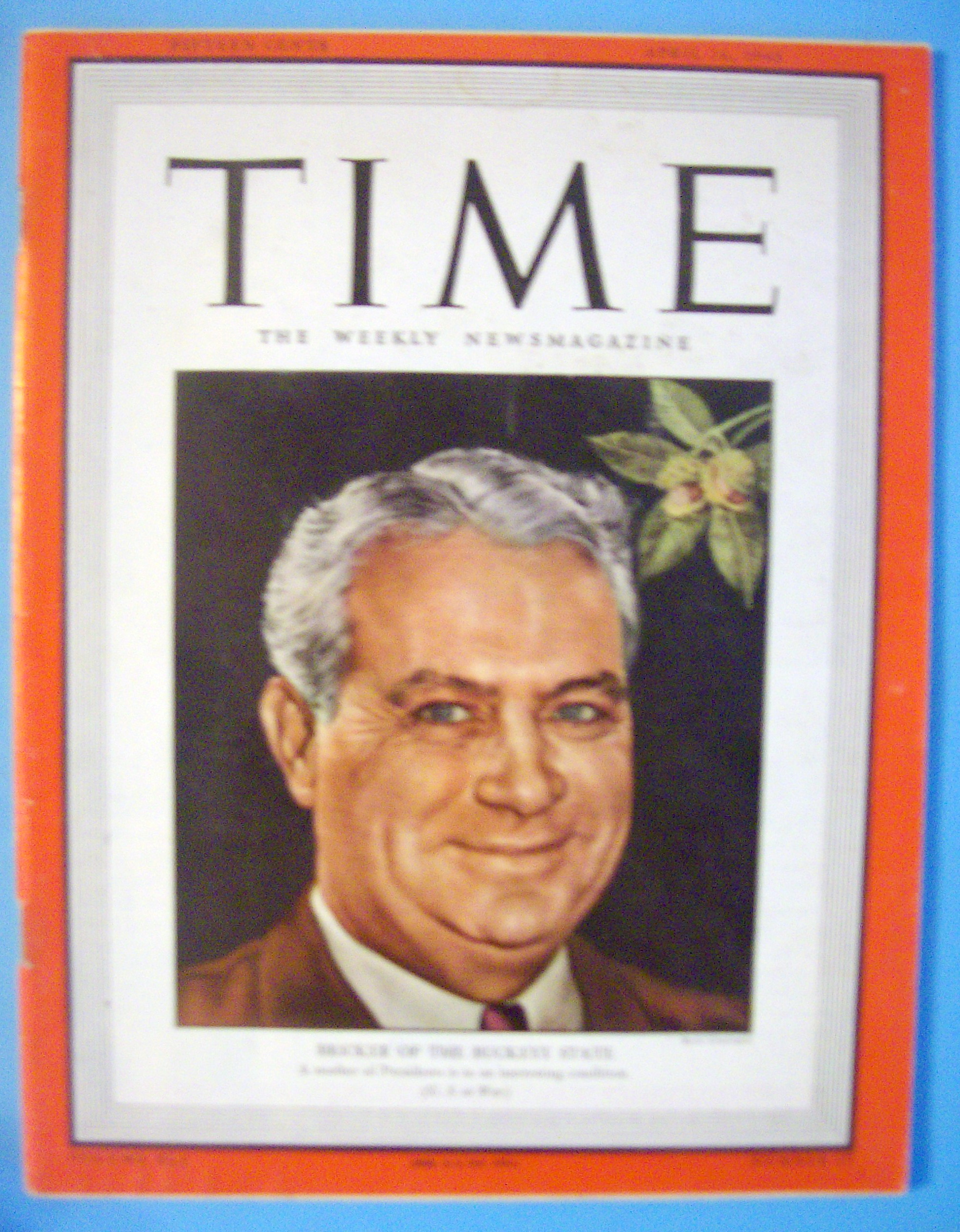 Time Magazine-April 26, 1943-Bricker Of Buckeye State