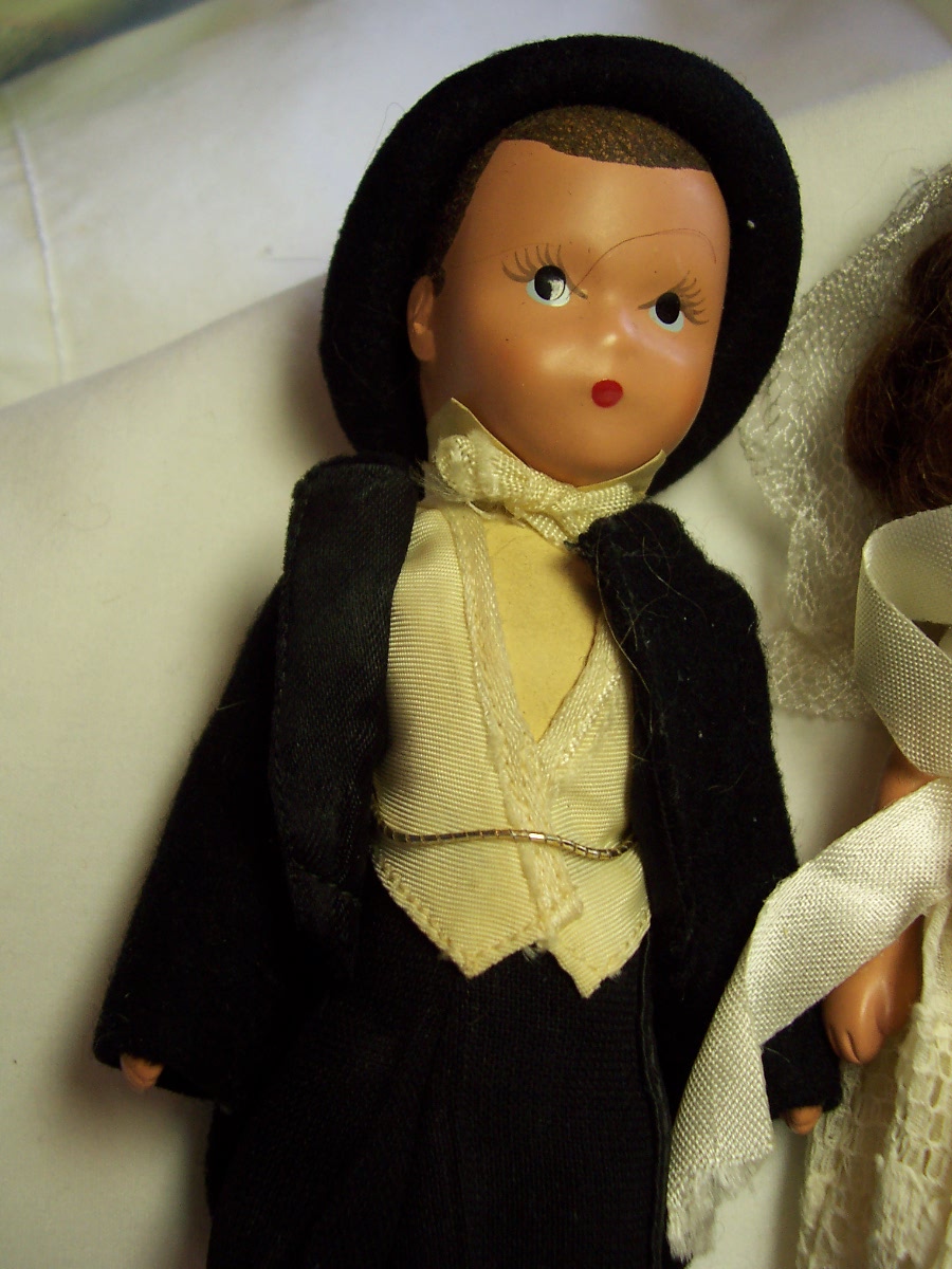 Nancy Ann Storybook Dolls Bride and Groom