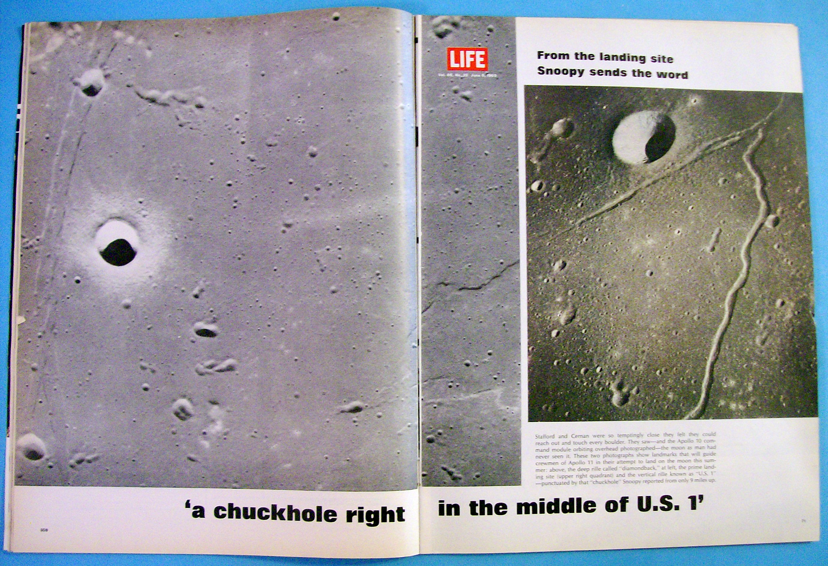 Life Magazine-June 6, 1969-Barnstorming The Moon