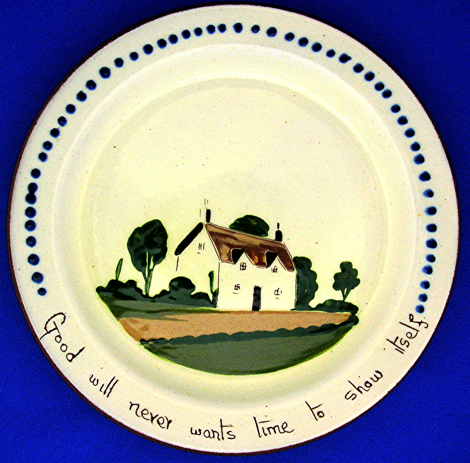 Devon Motto Ware Plate Made In England...