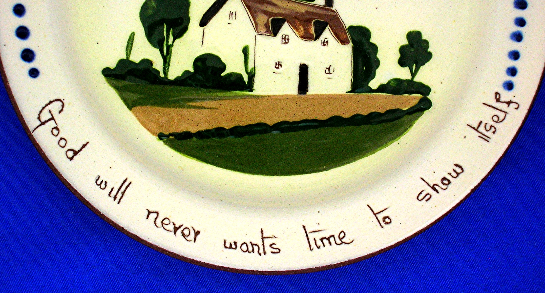 Devon Motto Ware Plate Made In England...