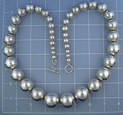 Mexico Taxco Sterling Silver  Beads 238 Grams