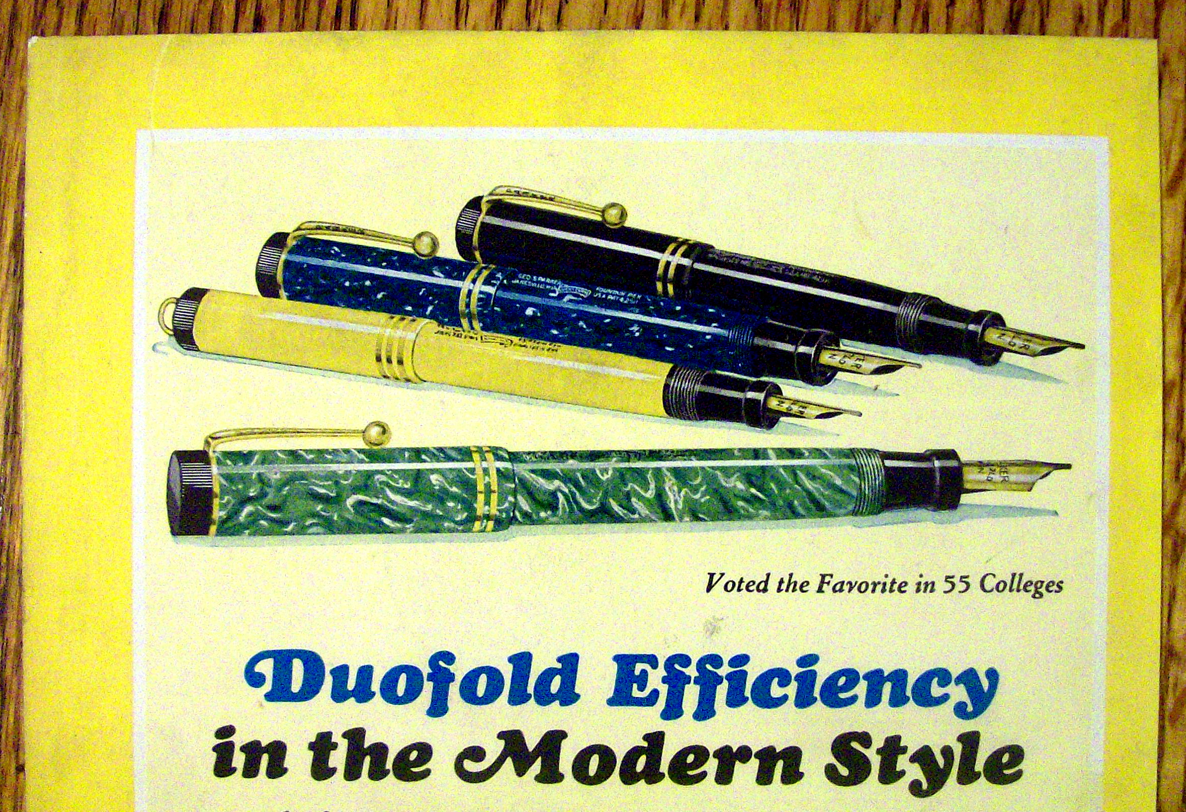 1928 Parker Duofold Pens