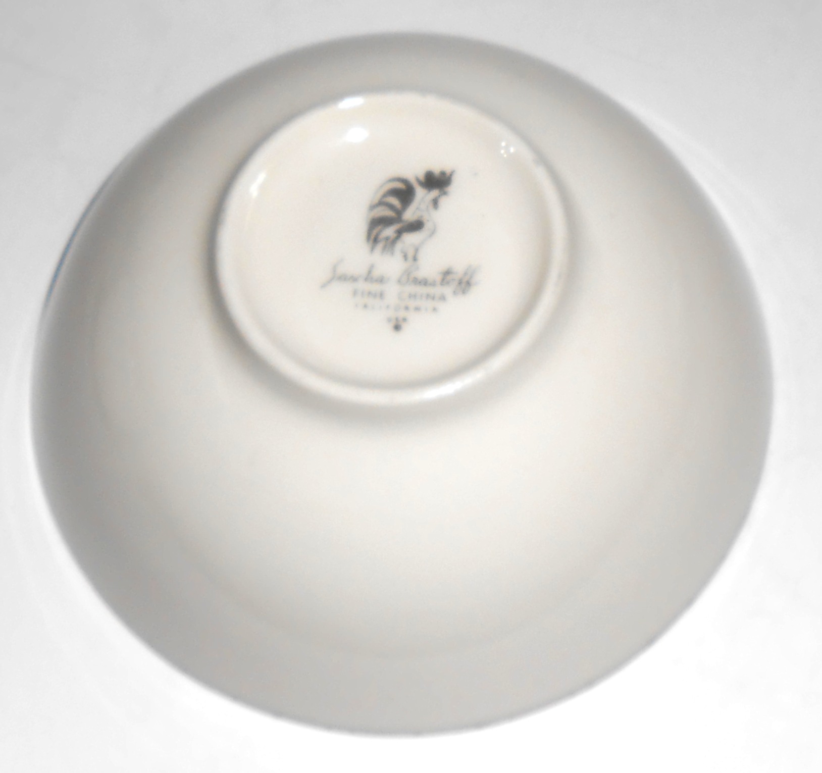 Sascha Brastoff Pottery Porcelain La Jolla Fruit Bowl!