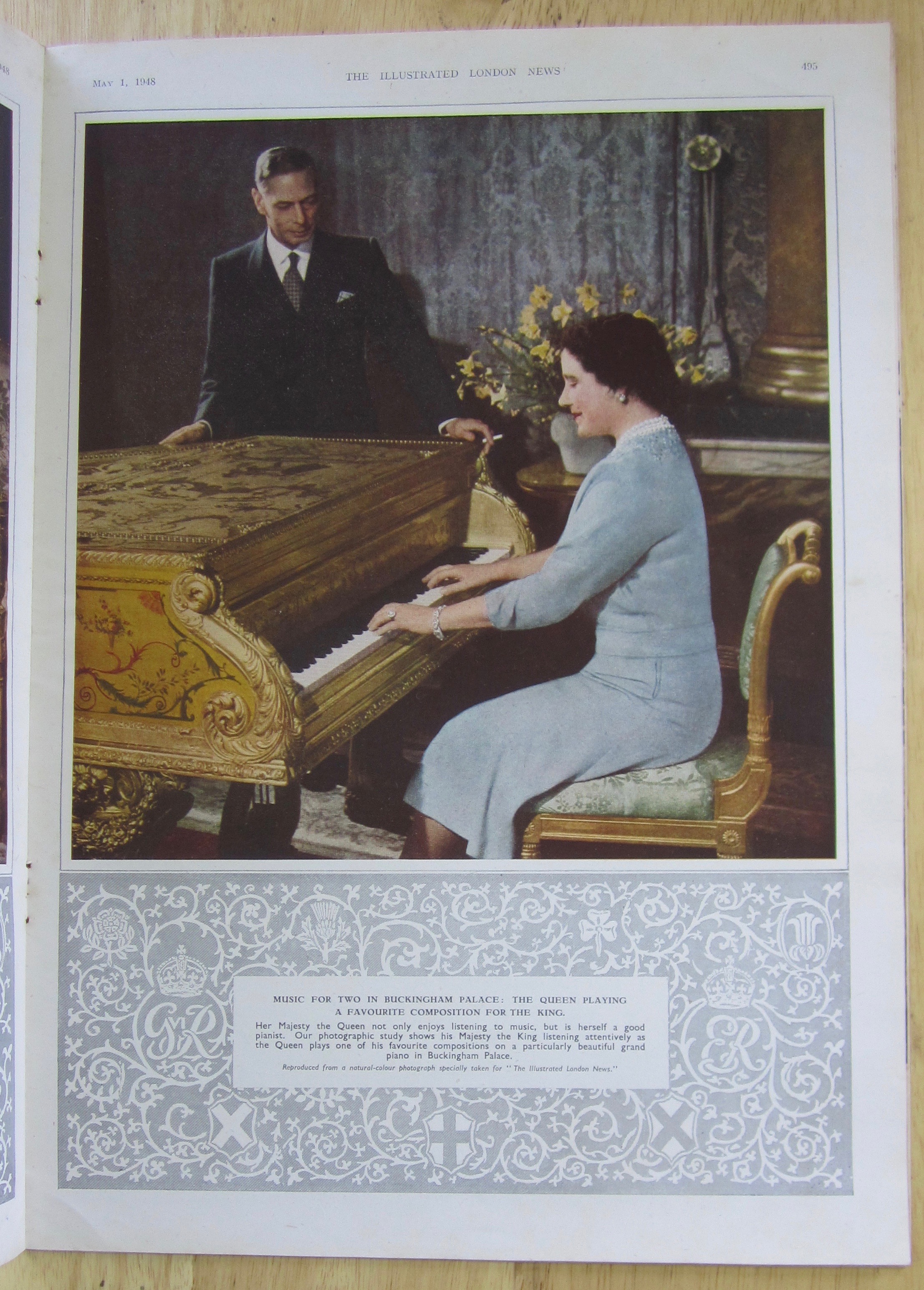 London News Magazine May 1, 1948 Their Majesties