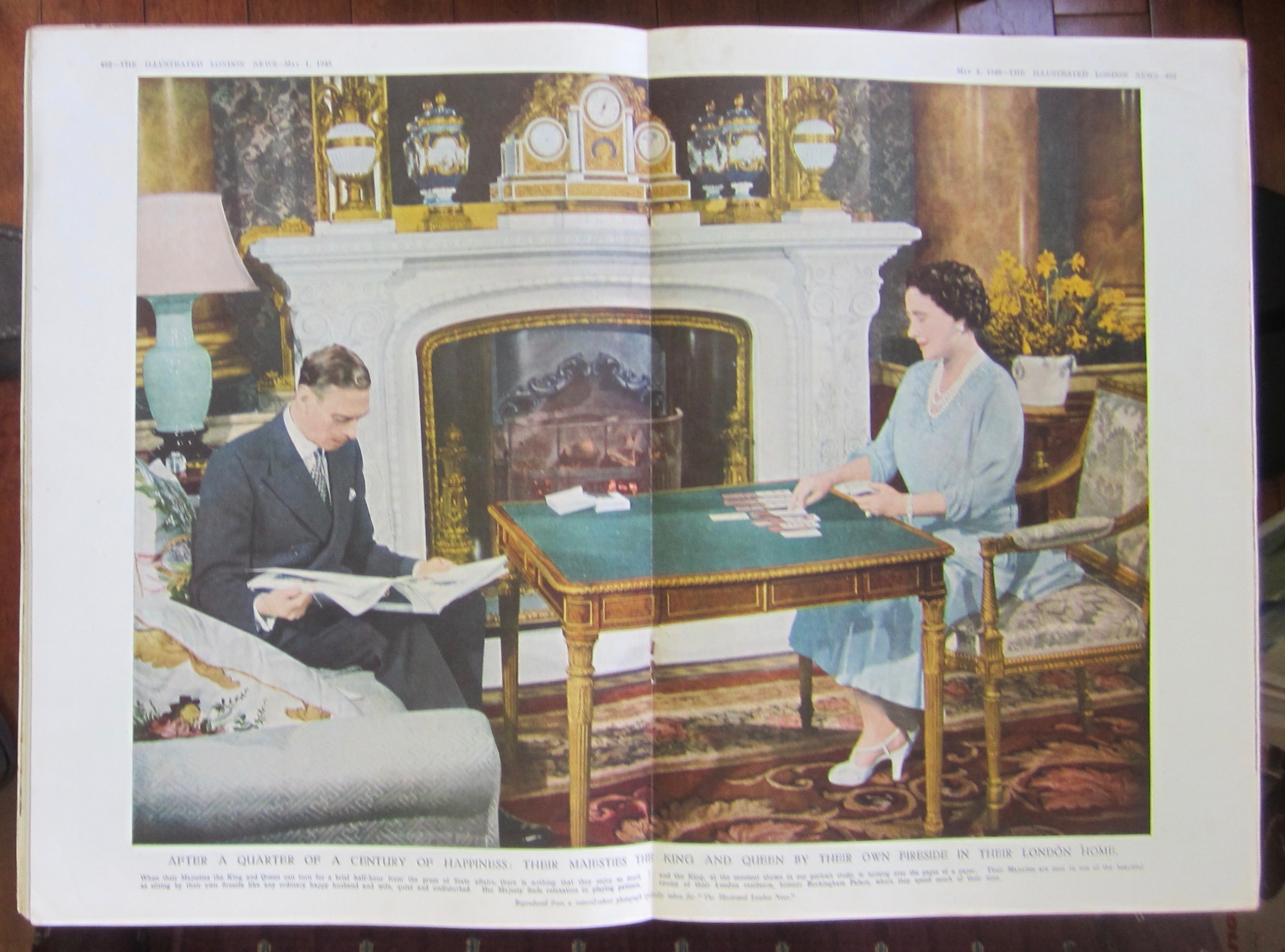 London News Magazine May 1, 1948 Their Majesties
