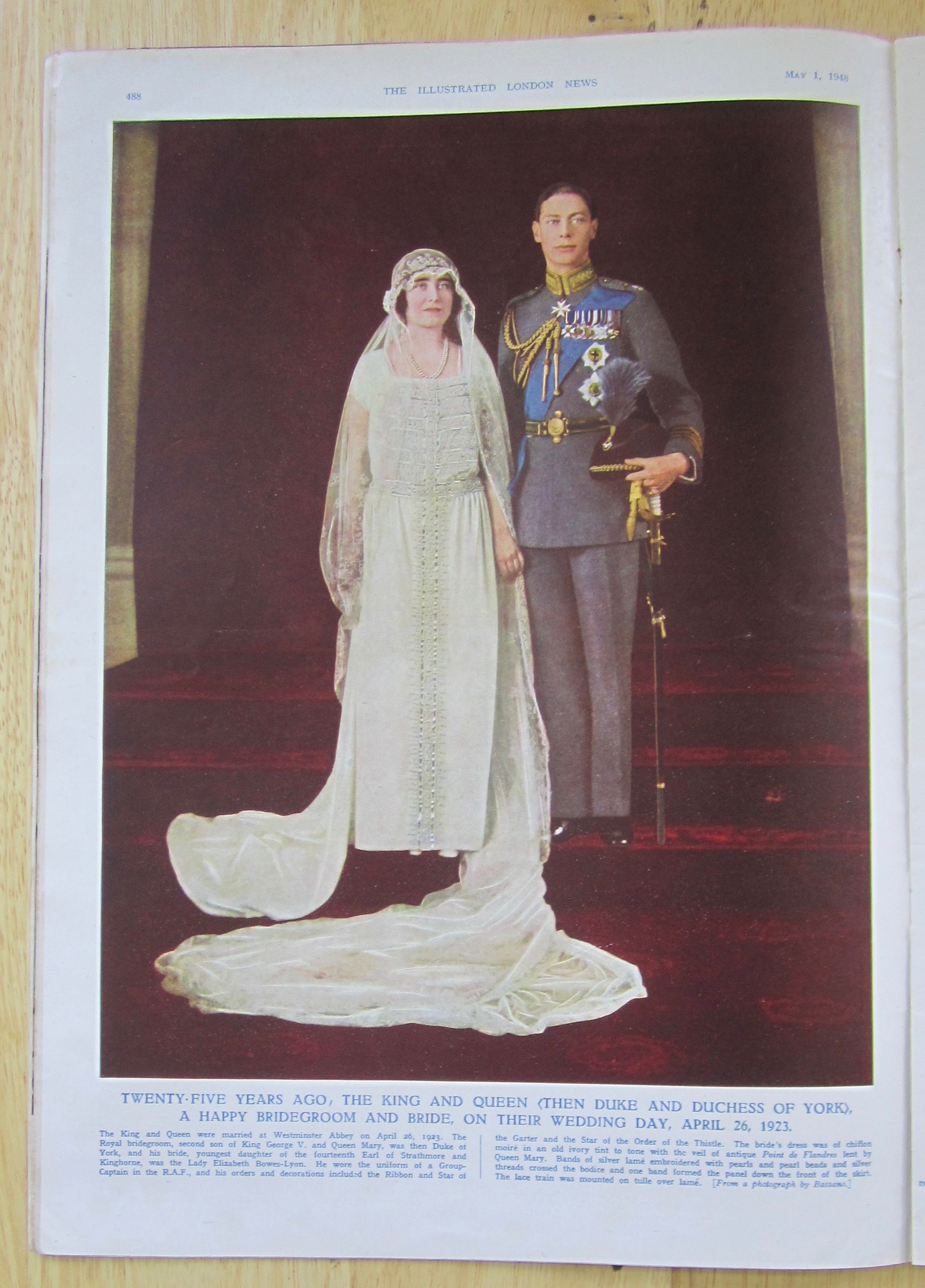 London News Magazine May 1, 1948 Their Majesties