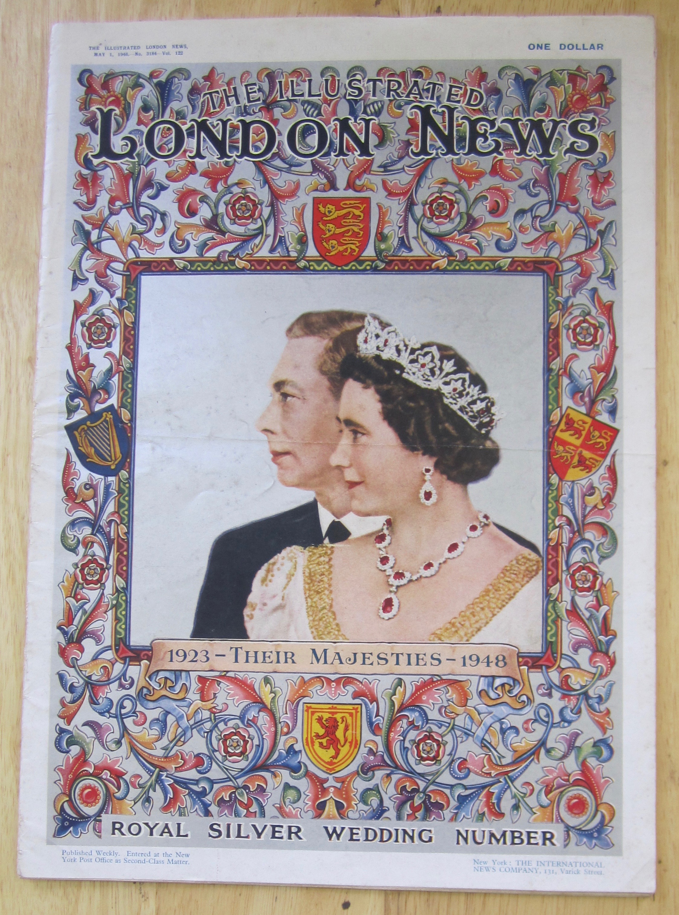 London News Magazine May 1, 1948 Their Majesties