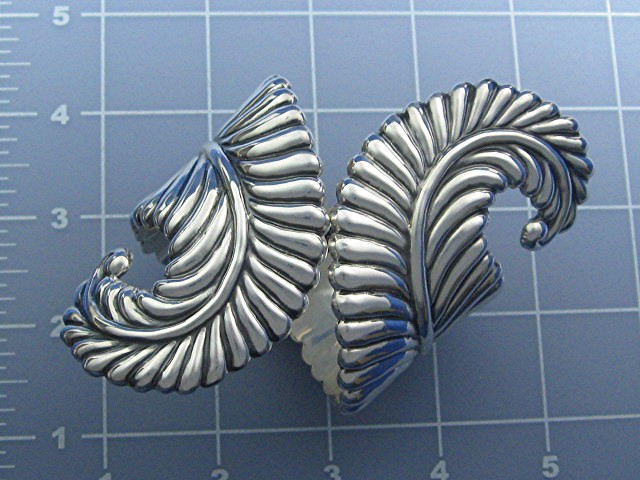 Taxco Sterling Silver Clamper Bracelet Melicio Rodrigue