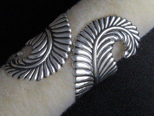 Taxco Sterling Silver Clamper Bracelet Melicio Rodrigue