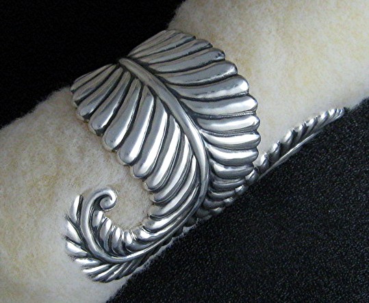 Taxco Sterling Silver Clamper Bracelet Melicio Rodrigue