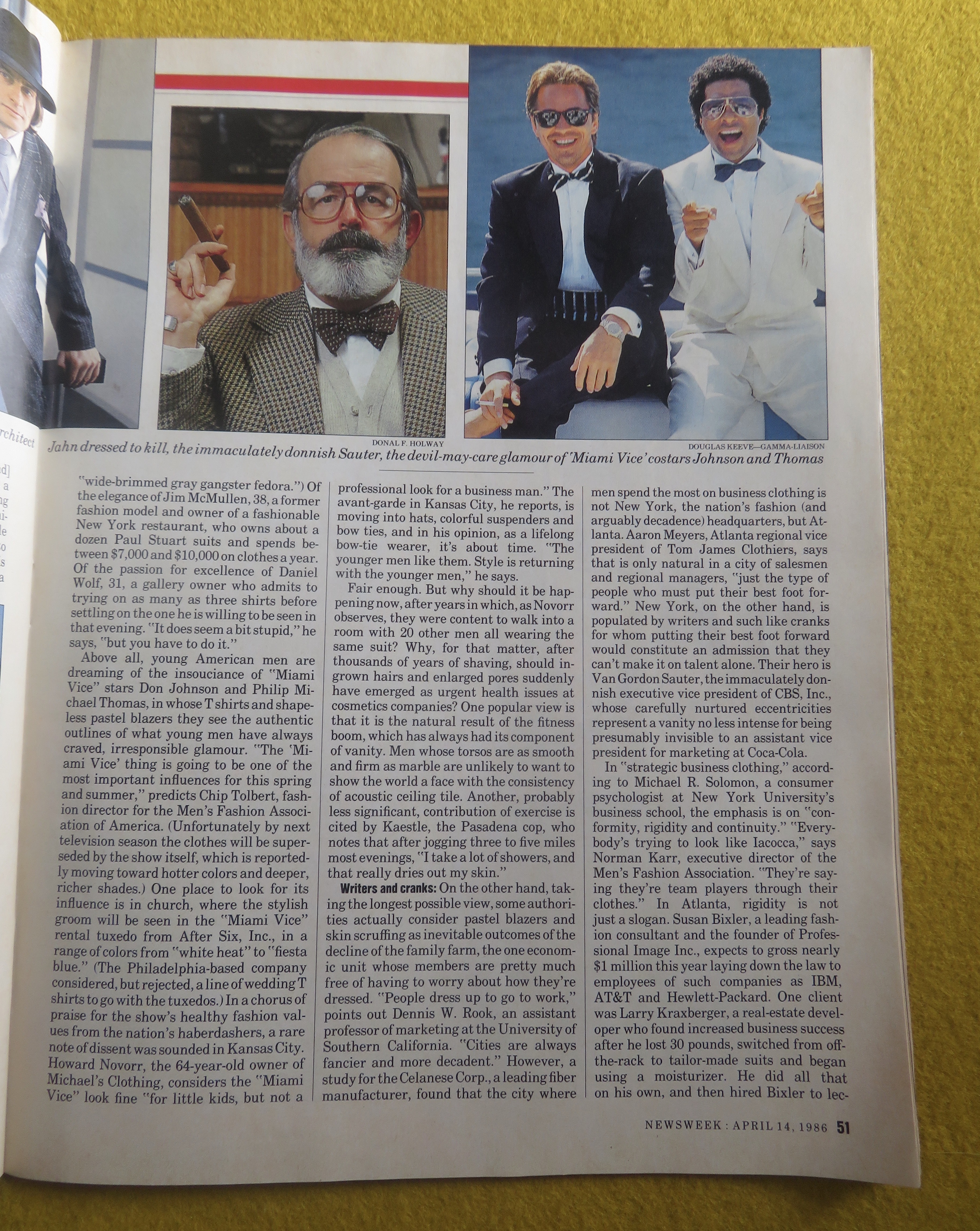Newsweek Magazine April 14, 1986 Pierce Brosnan
