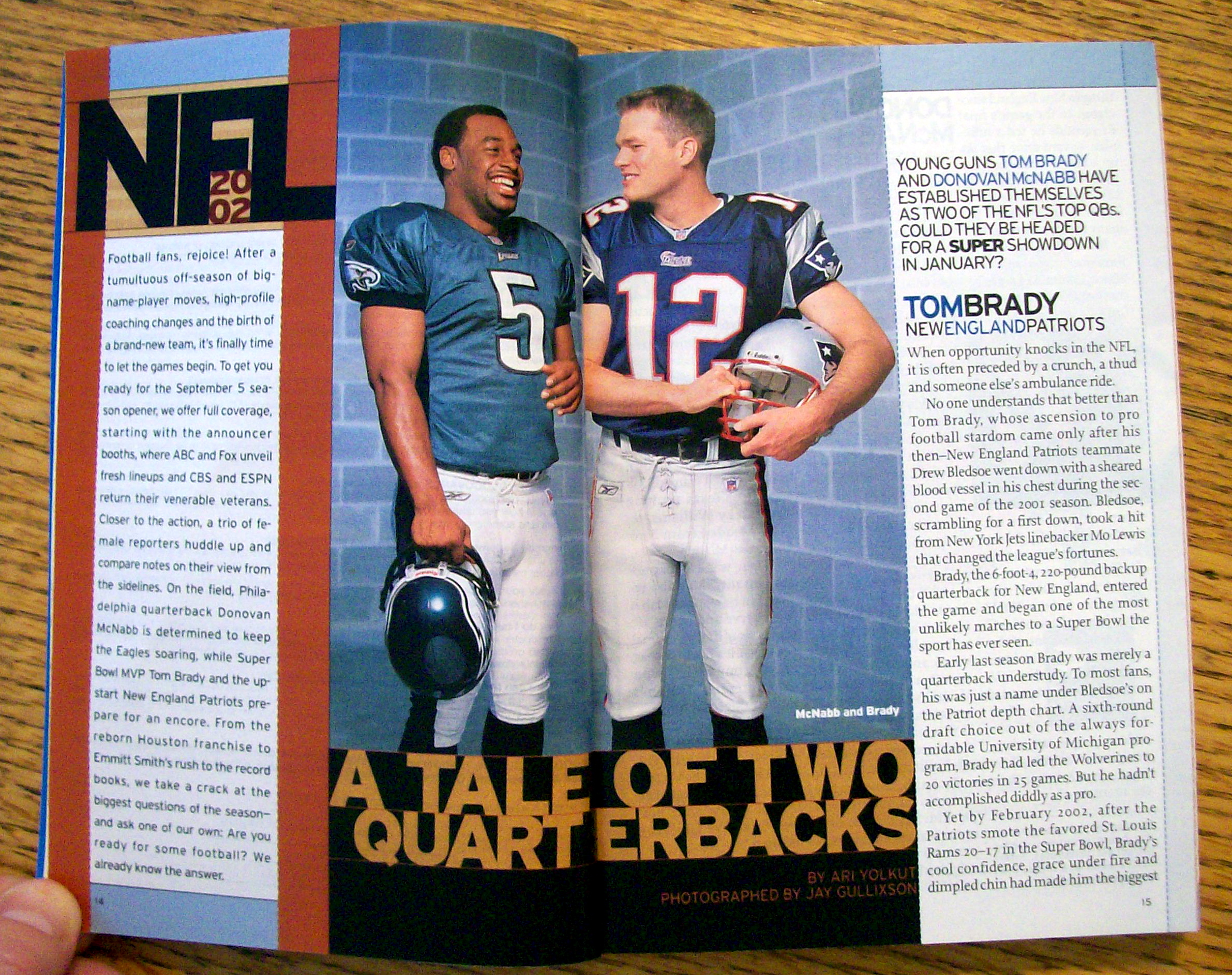 TV Guide-August 31-September 6, 2002-Brian Urlacher