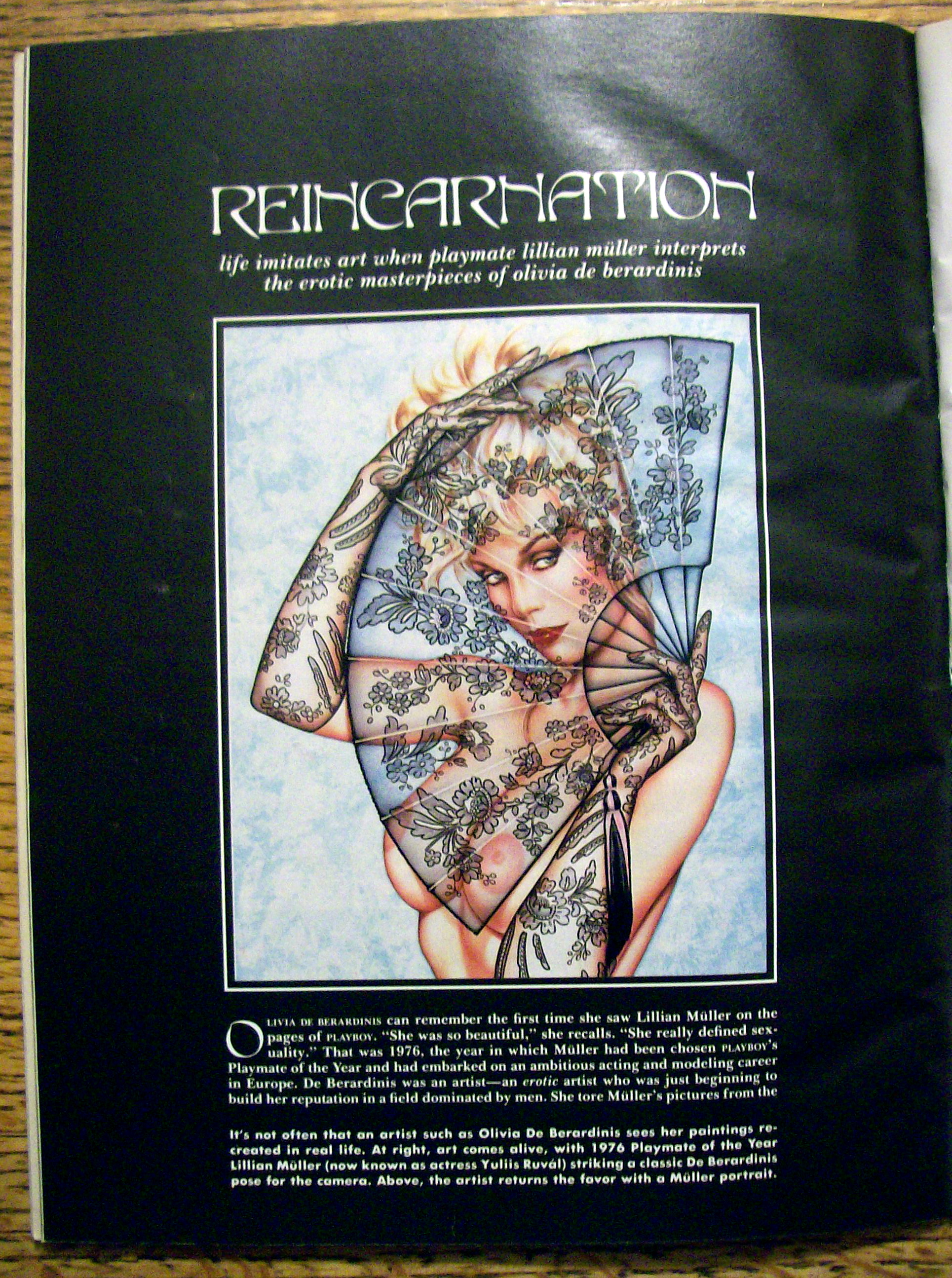 Playboy Magazine-August 1986-Ava Fabian