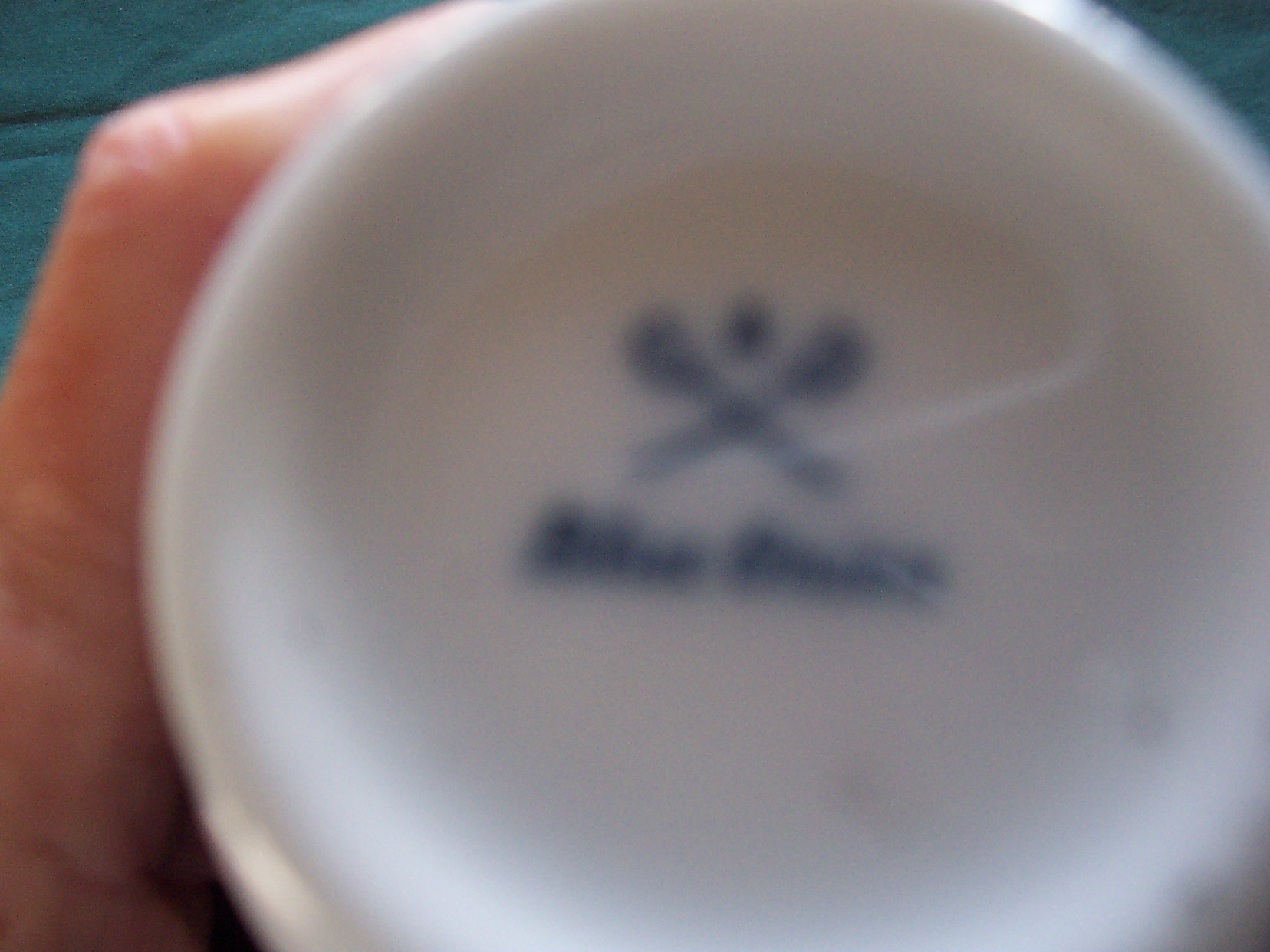 Blue Onion Pattern Egg Coddler Anart