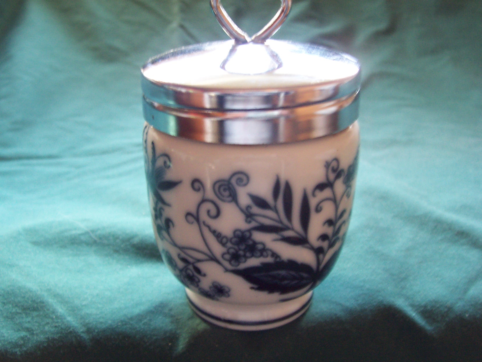 Blue Onion Pattern Egg Coddler Anart