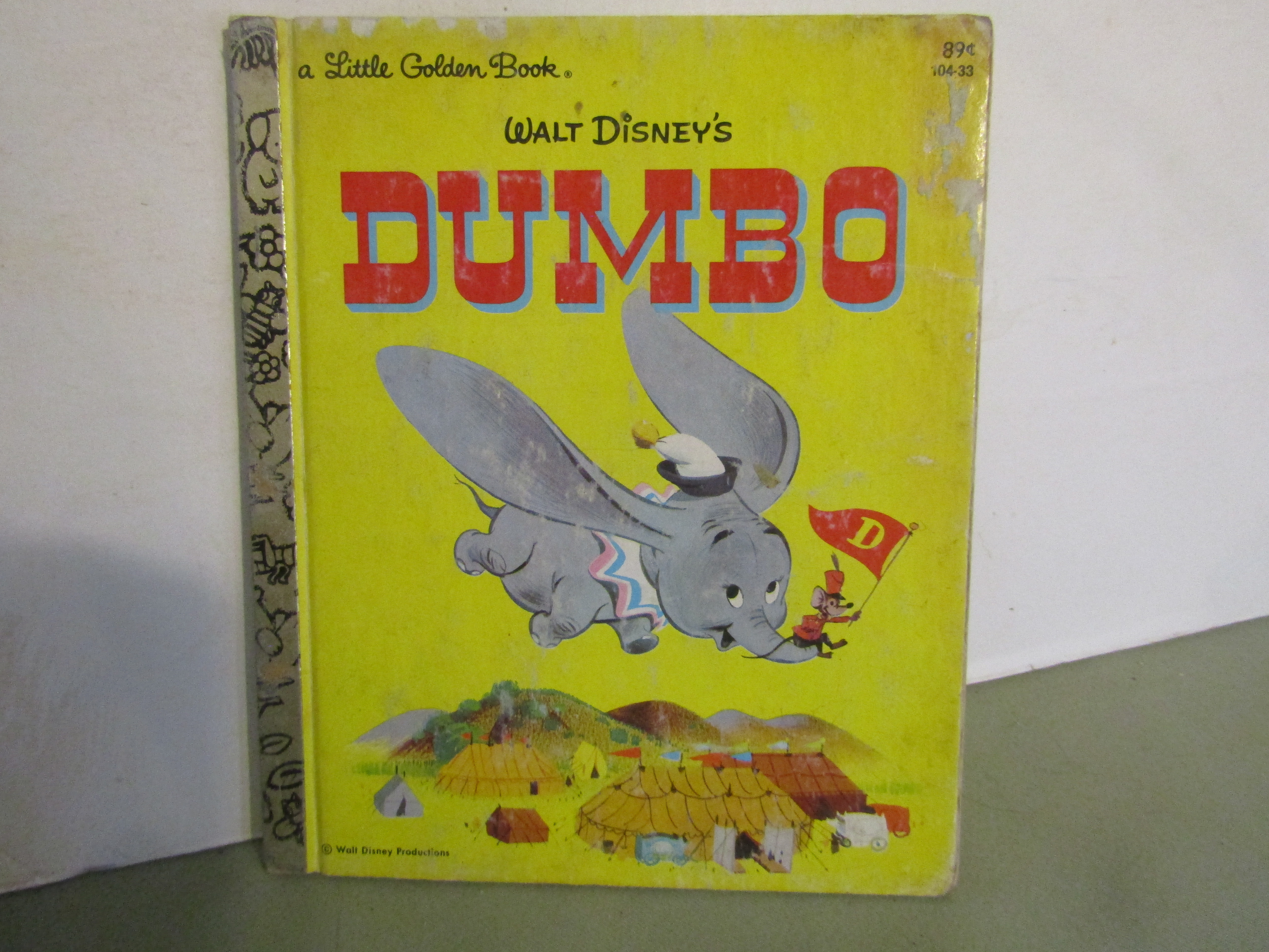 Little Golden Book Disney's Dumbo 48th Printing