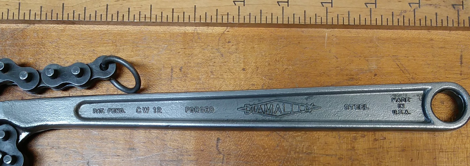 Diamond Chain Wrench 12 inch