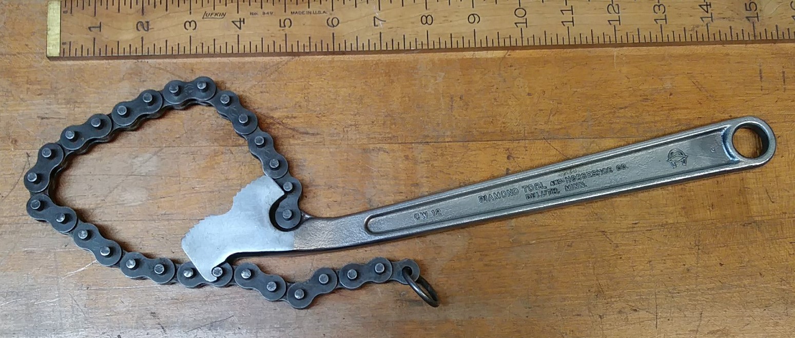 Diamond Chain Wrench 12 inch