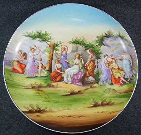 Porcelain Charger Angelica Kauffmann Victoria Austria