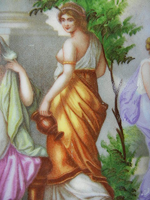 Porcelain Charger Angelica Kauffmann Victoria Austria
